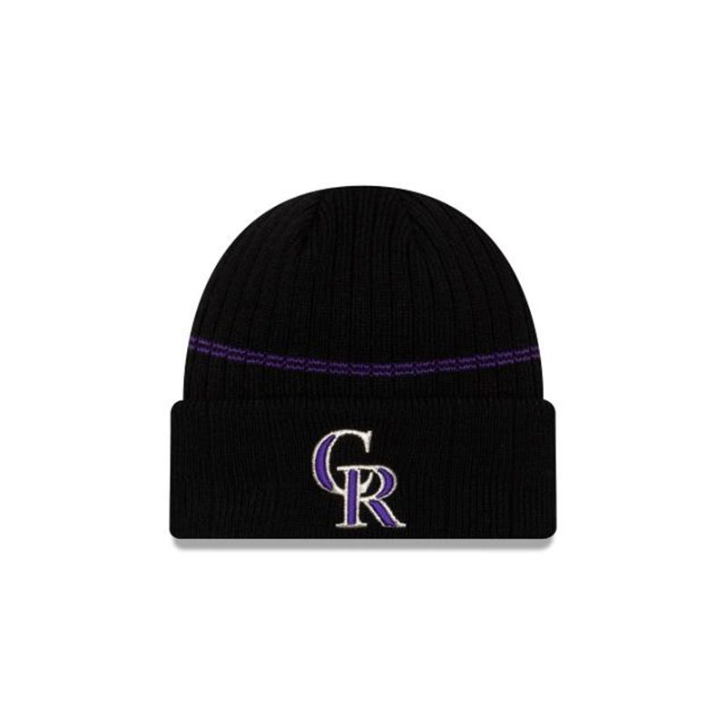 MLB Colorado Rockies Sport Knit (ITL2260) - Black New Era Beanies